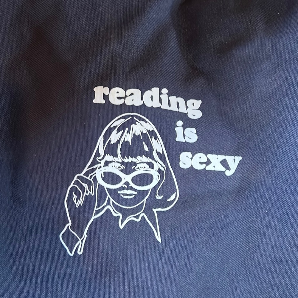 Back to school reading is sexy bag